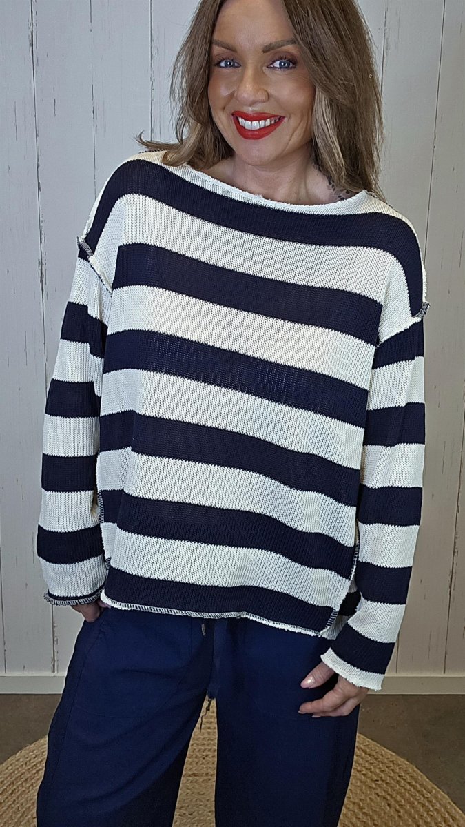 Tiril genser navy - Image 2