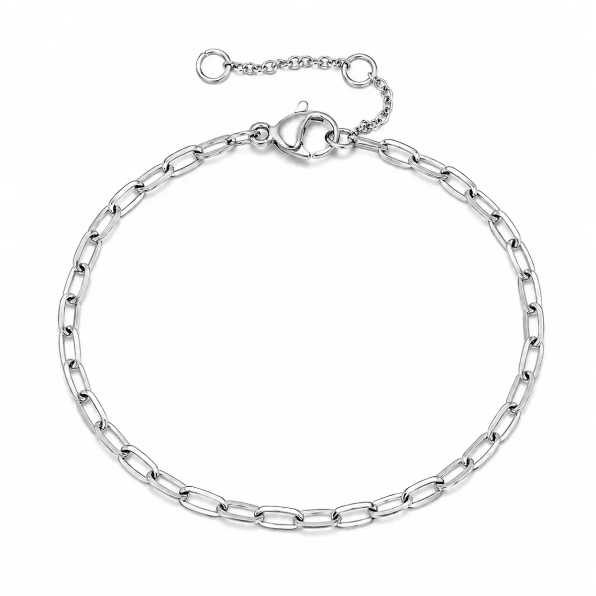 Minimalistisk Gullfarget Armbånd til Dame – Elegant Lenkearmbånd i Rustfritt Stål