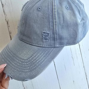 Paula denim caps