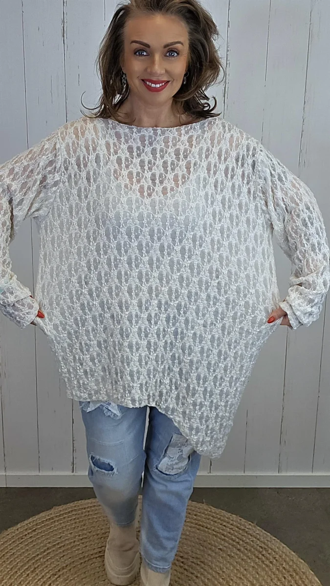 Oline blondetopp beige - Image 3