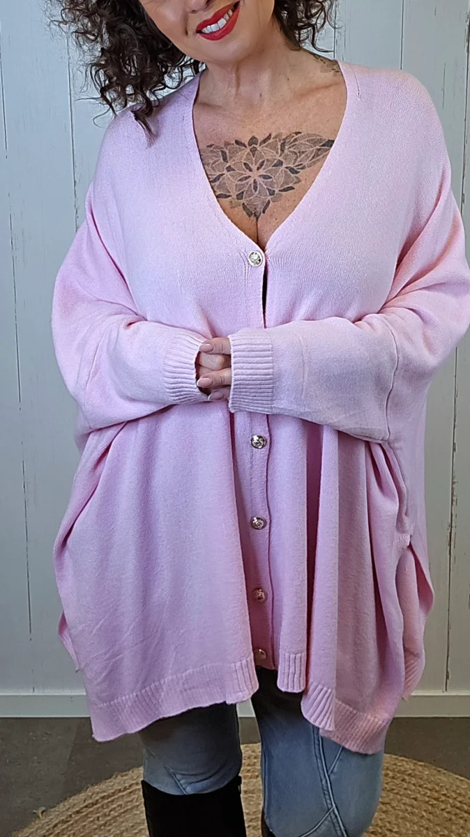 Enya cardigan lys rosa - Image 7