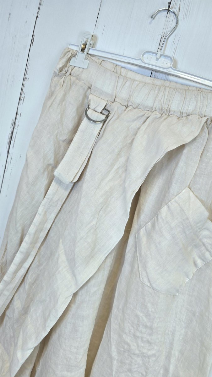 Leia harem linbukse beige - Image 3