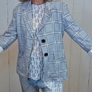 Tindra blazer grå