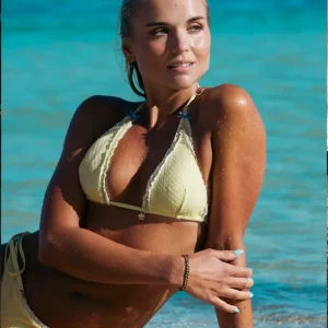 Nalu Yellow Bikini Topp