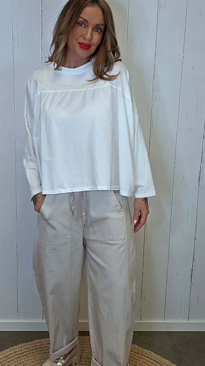 Una topp Hvit - Image 3