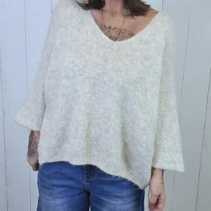 Anna genser beige