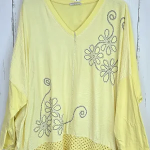 Giselle baggy topp gul