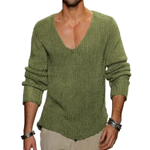 TrendSetter - Genser med V-hals for Menn i Moderne Stil