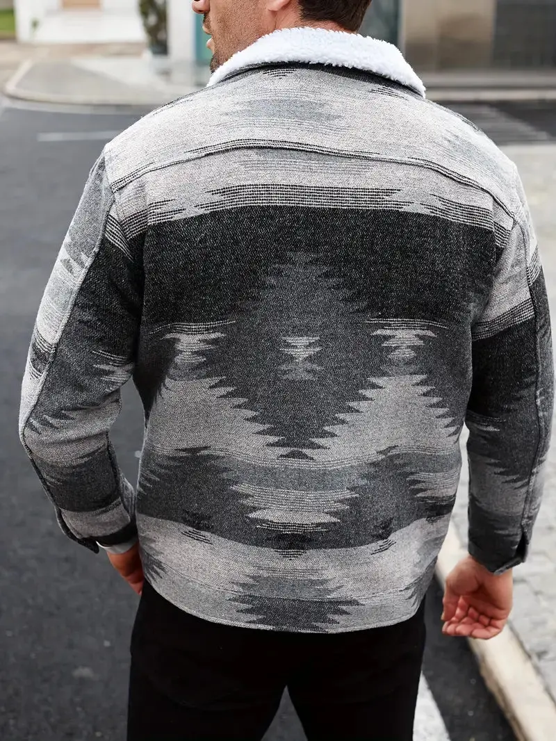 UrbanChic - Stilig Jakke med Knapper til Menn for Hverdag og Fest - Image 4