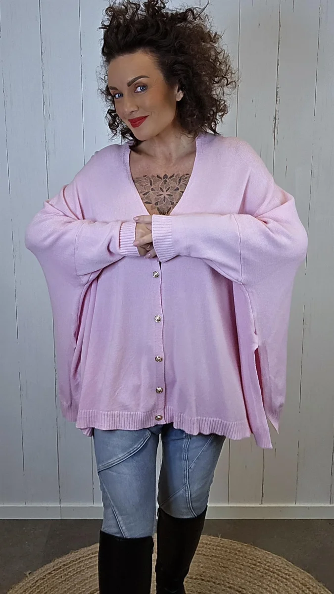 Enya cardigan lys rosa - Image 5