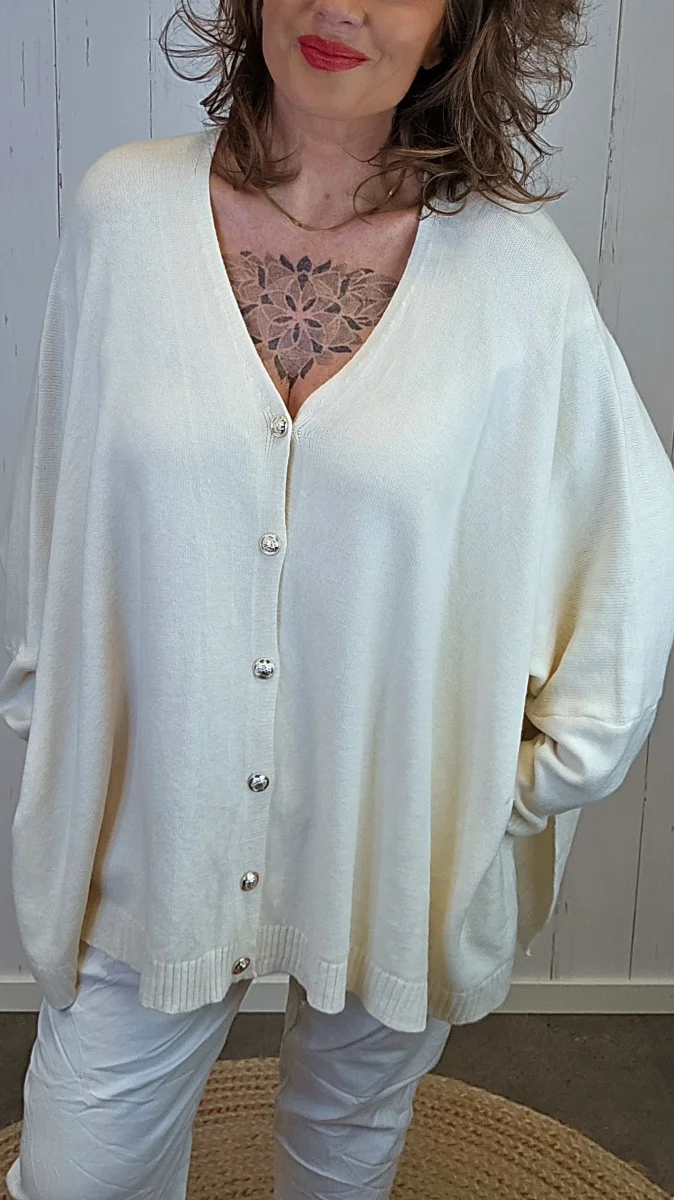 Enya cardigan varm krem - Image 3