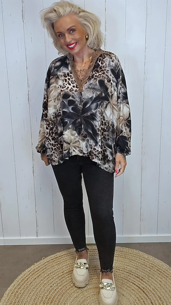 Katty bluse med print - Image 5
