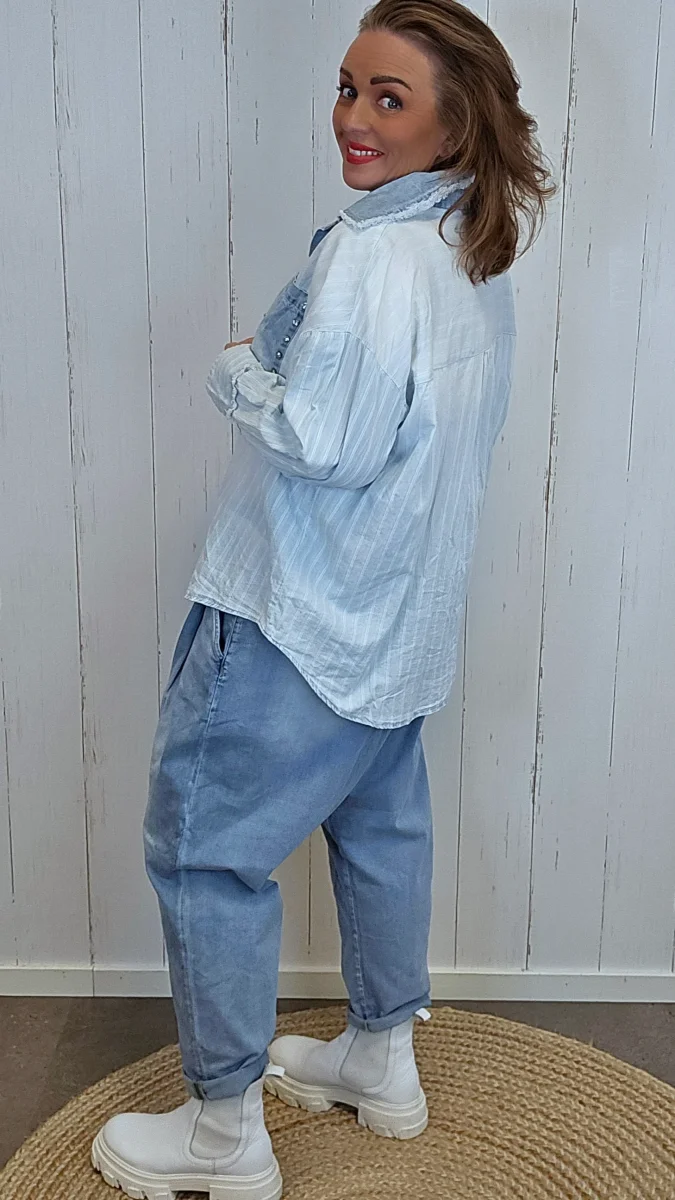 Iris skjorte med denim - Image 6