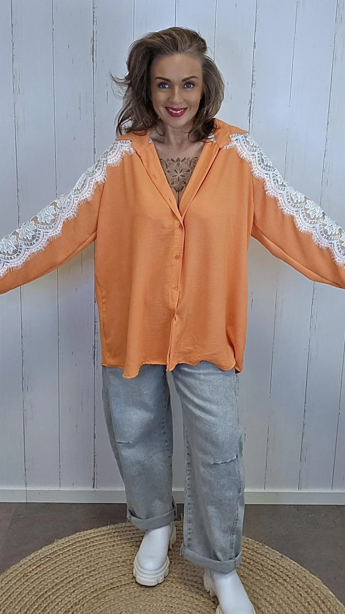 Dominika skjorte orange - Image 3