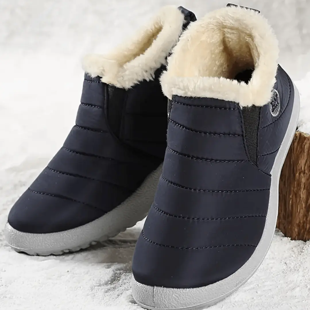 Men's Classic Slip-On Snøstøvler - Varme Plysjfôrede - Image 4