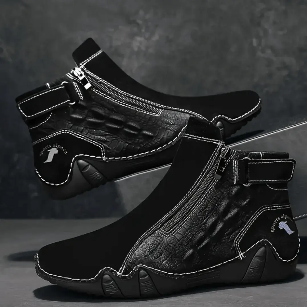 Menns Mote Slip-On Sneakers – Stilfulle og Varme Vinter Sko - Image 4