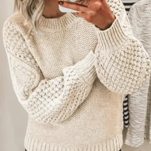 StyleNest - Trendy Stilig Genser for Kvinner Med Fargerik Design
