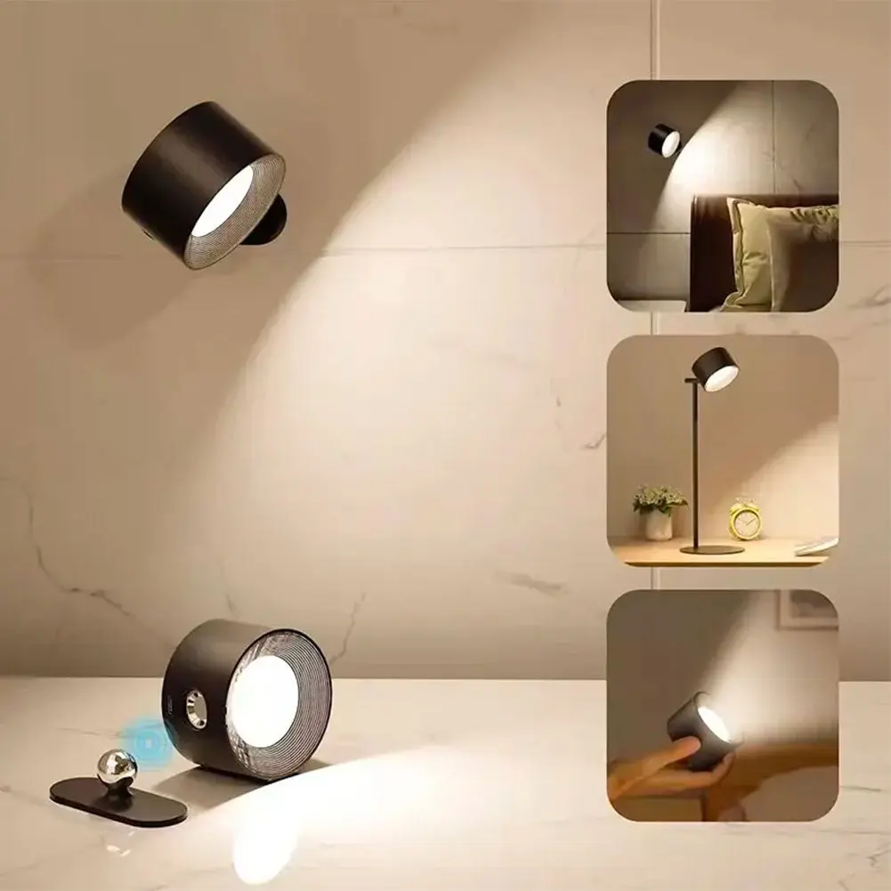 LumiFlex - 360° Oppladbar LED-Vegglampe for Allsidig Belysning - Image 8