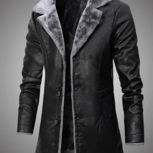 NordicWardrobe - Stilig Vinterfrakk for Menn