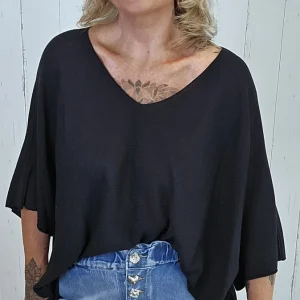 Leah genser topp svart