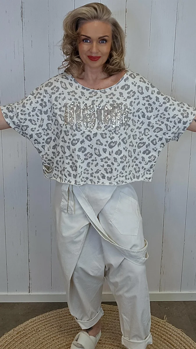 Tiffy leo topp beige - Image 6
