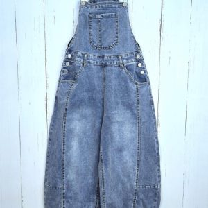 Ane denim snekkerbukse