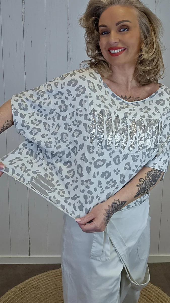 Tiffy leo topp beige - Image 7
