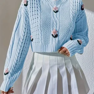 CozyKnit - Strikket Genser til Dame med Elegant Design