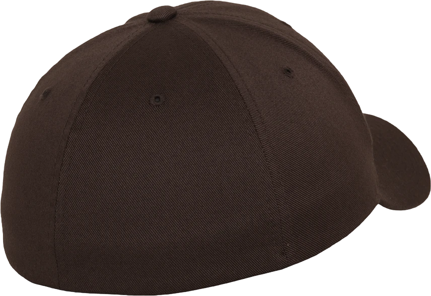 Flexfit – Wooly Combed – Brun caps - Image 4