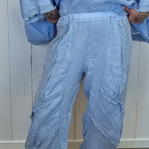 Tamara baggy bukse blå