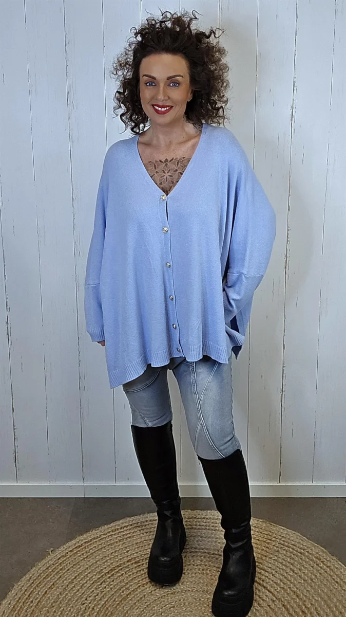 Enya cardigan lys blå - Image 7