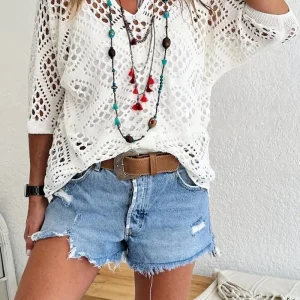 ChicKnit - Strikket Genser i Moderne Stil