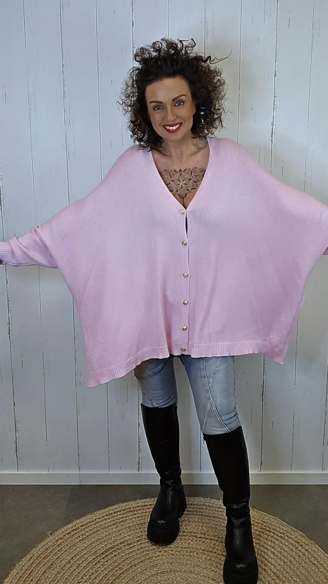 Enya cardigan lys rosa - Image 3