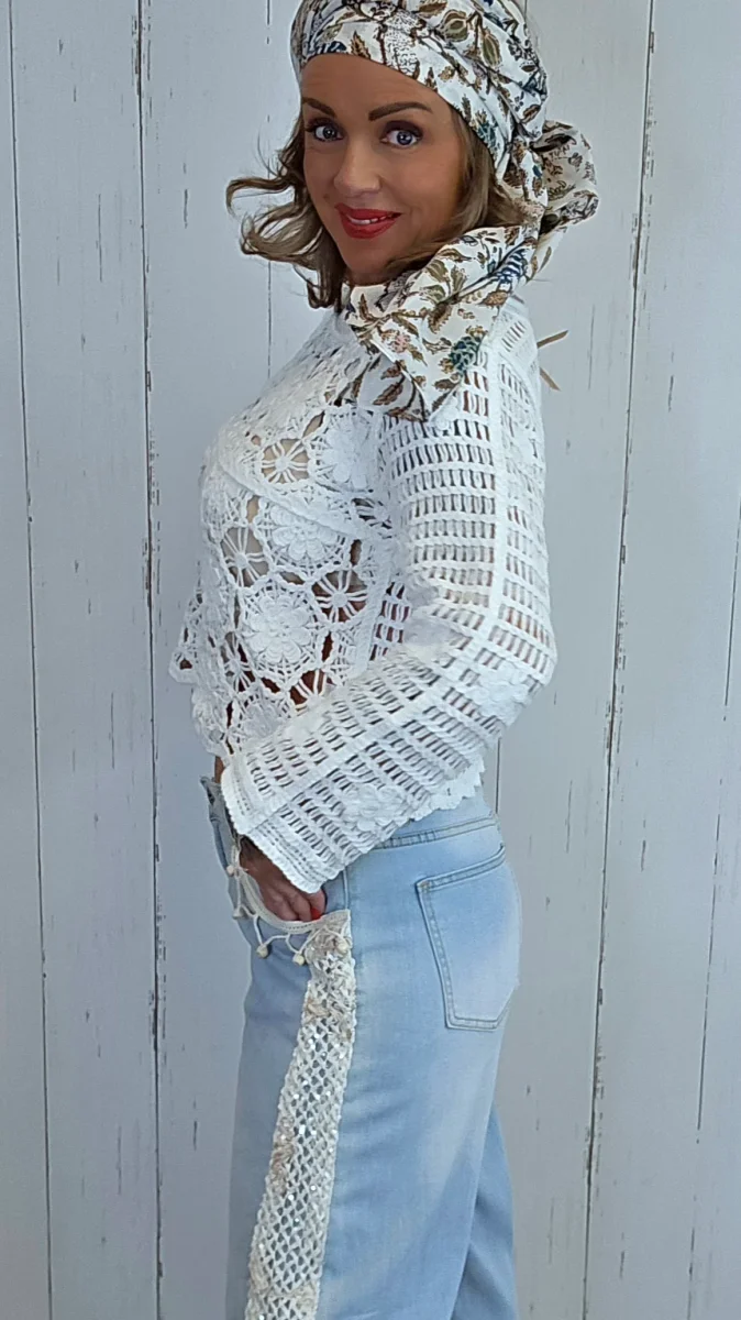 Asta blondetopp hvit - Image 5