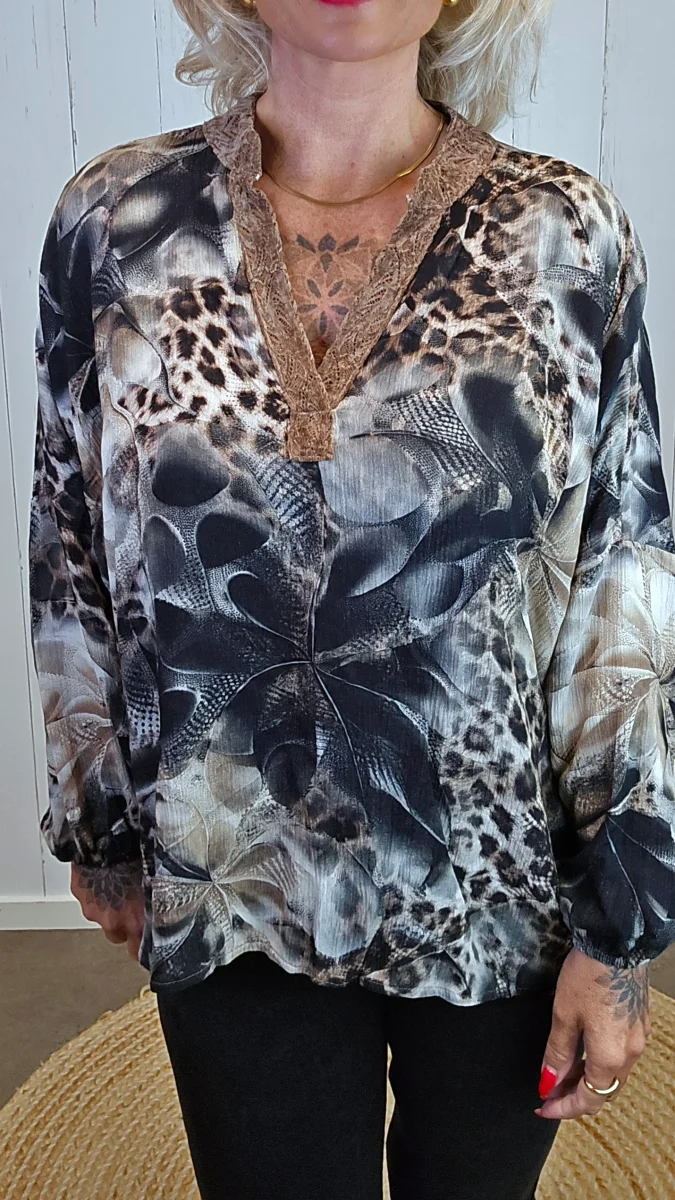 Katty bluse med print - Image 6