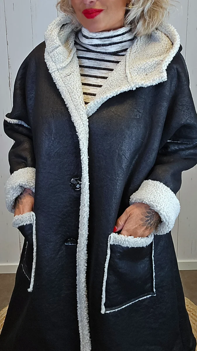 Freja kåpe svart - Image 4