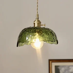 BrassGlow - Elegant Pendellampe i Messingglass for Stilfulle Rom