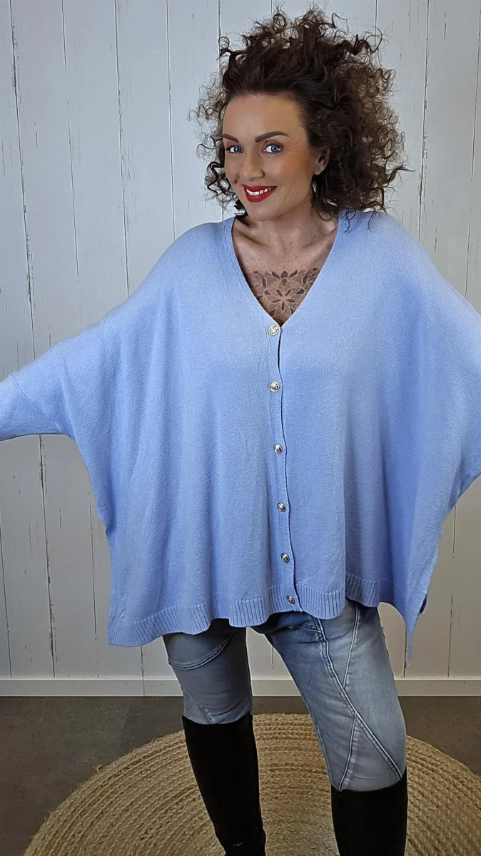 Enya cardigan lys blå - Image 4