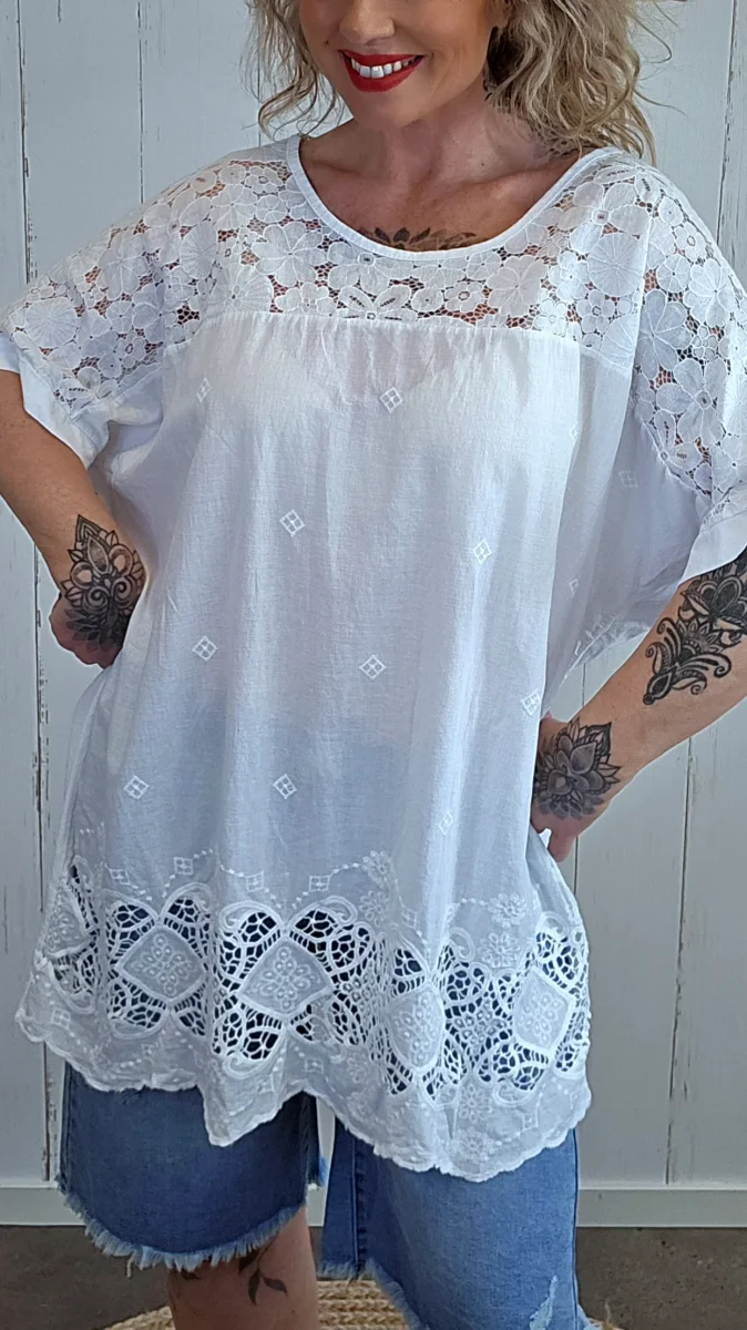 Jemma Topp med blonde detaljer - Image 2