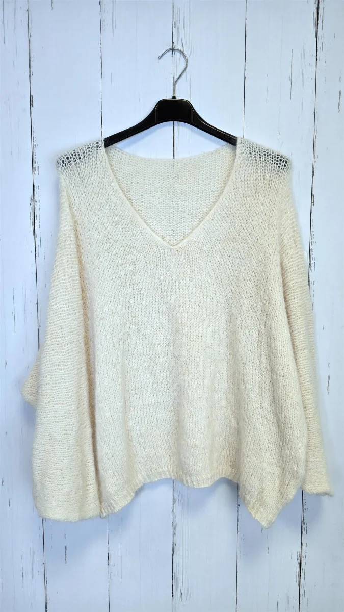 Anna genser cremebeige