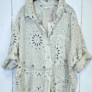 Celine skjorte med mønster Beige
