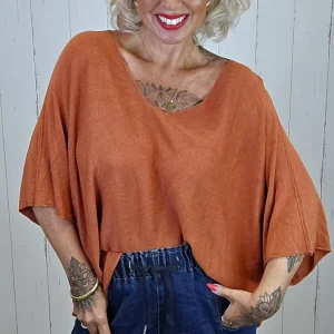 Leah genser topp rust