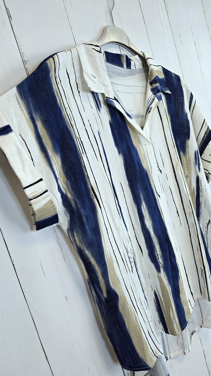 Eirin bluse med abstrakt mønster - Image 3