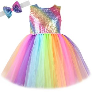 Prinsesse paljettforkledning