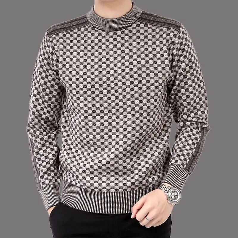 BlanketWear - Rutemønstret Fleecegenser for Menn med Komfort - Image 3