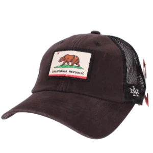 American Needle – California Badger – Svart Truckercaps