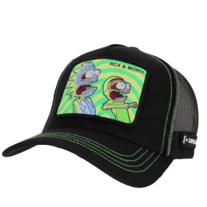 Capslab – Rick and Morty Psy – Svart Truckercaps