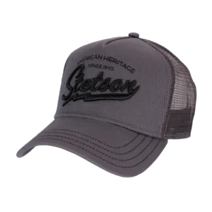 Stetson – Trucker Cap American Heritage Classic – Grå Truckercaps