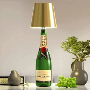 SparkLight - Elegant Trådløs Designerflaskelampe for Stilig Belysning