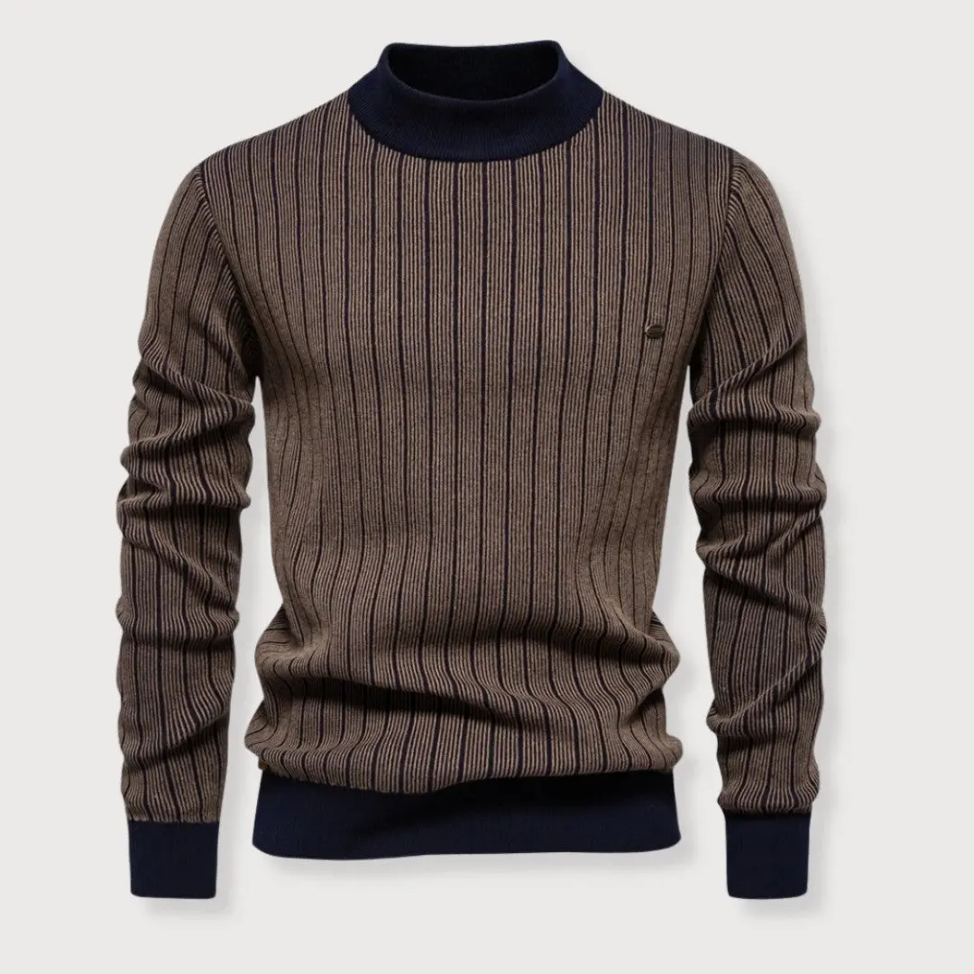 CasualVibe - Genser med Ribbestrikkede Detaljer for Stilig Komfort - Image 5